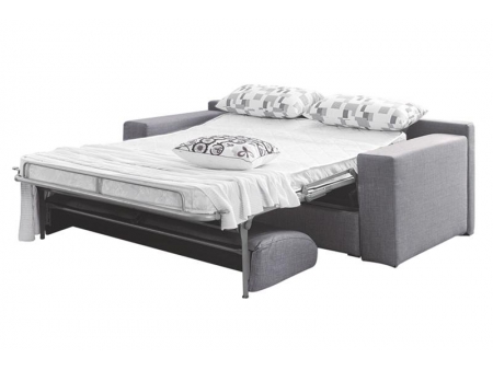 Sofá-cama dobrável embutido de tecido