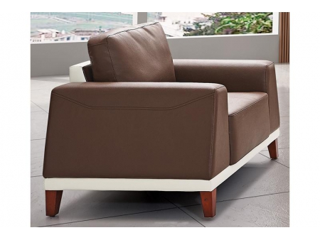 Conjunto de sofá de couro comercial