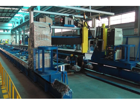 Linha de solda de viga H em banda corrugada JBH15