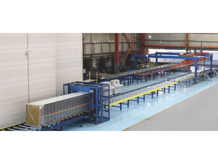 Linha de produção de painéis sanduíche