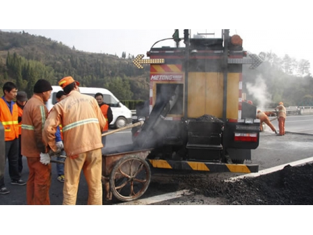 máquina de recuperação asfaltica por infravermelho