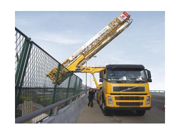 Veículo para inspeção de ponte (tipo plataforma)