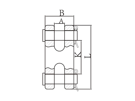 Conector em liga de aço forjado