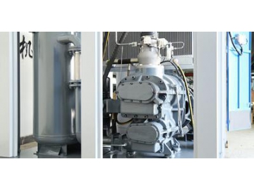 Compressor de ar de parafuso rotativo de fase dupla com velocidade variável, Série GM  com Motor PM