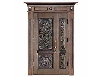 Porta de cobre exterior para uso comercial