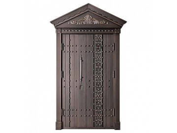 Porta de cobre exterior para uso residencial