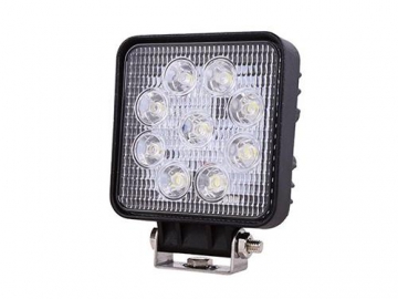 Farol quadrado de LED de 4 pol. e 27W para empilhadeira