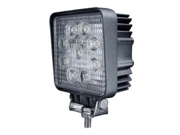 Farol quadrado de LED de 4 pol. e 27W para empilhadeira