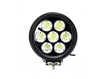 Farol auxiliar de LED redondo de 6 pol. e 70W
