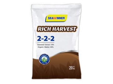 Fertilizante orgânico de algas marinhas NPK 2-2-2