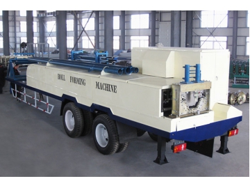 Máquina formadora de telhado curvo de aço