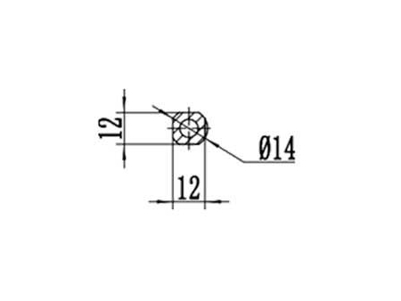 Motor de acionamento 200-250W, PMDC motor sem escova GF055AH
