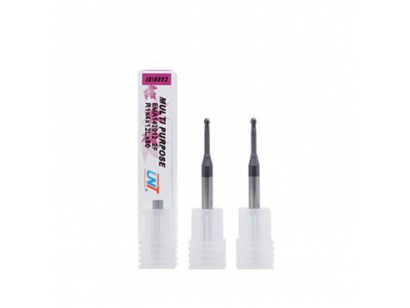Fresa micro de extremidade cónica EMA14 (estria dupla), fresa de pescoço comprido