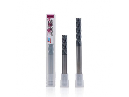Fresa de extremidade  quadrada, de comprimento longo EMA04 (4 estrias)