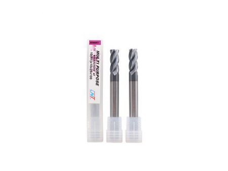 Fresa de extremidade de raio de canto, comprimento longo EMA10 (4 estrias)