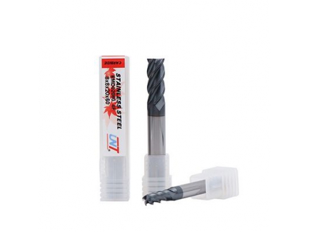 Fresa quadrada de carbonato (4 estrias) para aço, e titânio EMD02