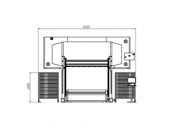 Linha de corte de espuma CNC horizontal por contorno GHL4