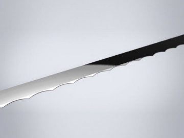 Lâmina de serra fita de um lado para máquina de corte de espuma CNC horizontal e vertical, T05-30-2C