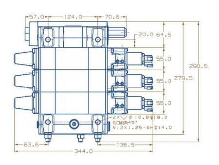 Válvula de proporção com sensor de carga
