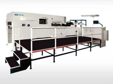 <strong>Máquina de hot stamping</strong> TYM-1300 <small>(Máquina de corte e vinco com hot stamping e relevo)</small>