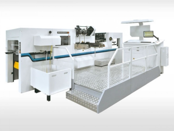 <strong>Máquina de hot stamping</strong> EF-1060<small> (Máquina de corte e vinco com hot stamping)</small>
