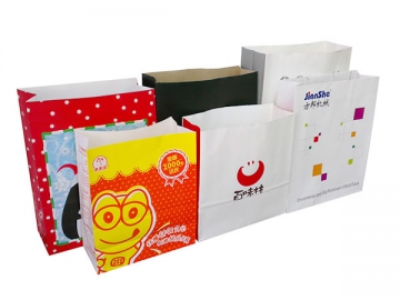 Máquina de fabricar sacolas de papel (Sacola de papel com fundo quadrado sem alças)