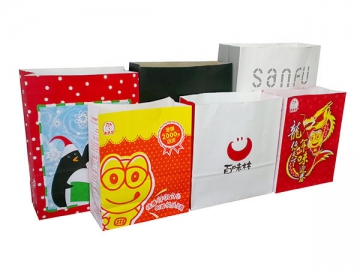 Máquina de fabricar sacolas de papel (Sacolas de papel médias e grandes com fundo quadrado)