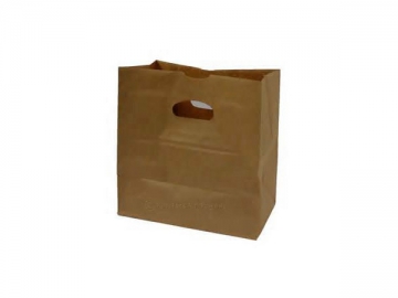 Máquina de fabricar sacolas de papel (Sacola com alça vazada)