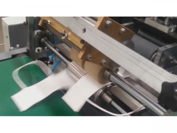 Máquina de conversão de papel (para fazer alças de sacolas de papel)