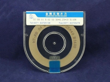 Faca circular diamantada aglomerada com resina