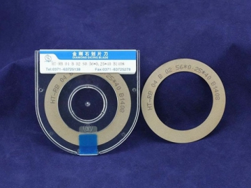 Faca circular diamantada aglomerada com resina