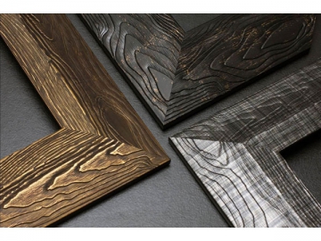 <strong>Molduras para quadros</strong> - Estilo textura de madeira