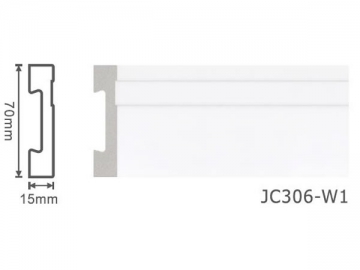 <strong>Molduras decorativas</strong>- Cor branca