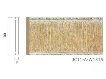 <strong>Molduras decorativas</strong> - Estilo cor de madeira