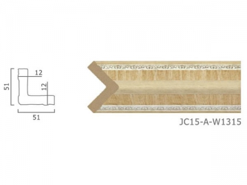 <strong>Molduras decorativas</strong> - Estilo cor de madeira
