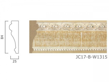<strong>Molduras decorativas</strong> - Estilo cor de madeira