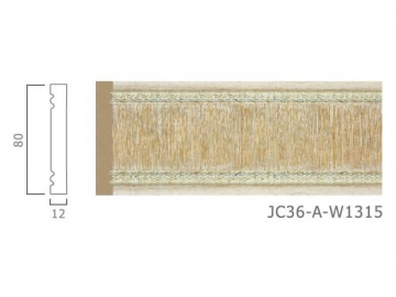 <strong>Molduras decorativas</strong> - Estilo cor de madeira