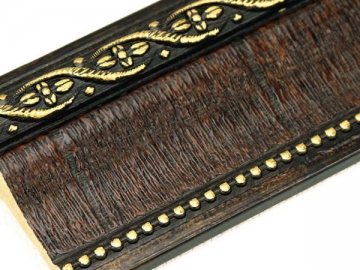<strong>Molduras decorativas</strong> - Estilo cor de madeira