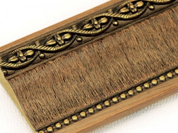 <strong>Molduras decorativas</strong> - Estilo cor de madeira