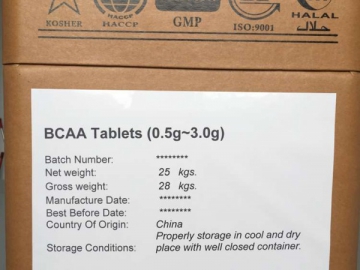 BCAA em tabletes (0.5g-3.0g)