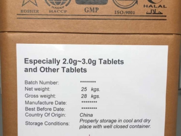 Aminoácido em tabletes  (2.0g-3.0g)