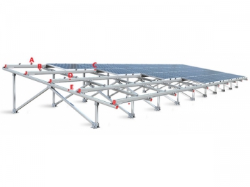 Sistema de montagem de energia solar suporte-W