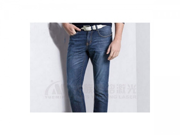 Máquina de marcação a laser para tecido Denim, MC350-DJ-A