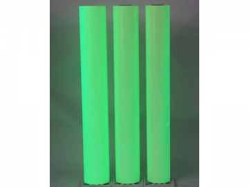 Vinil fotoluminescente (PVC retardador de chamas)